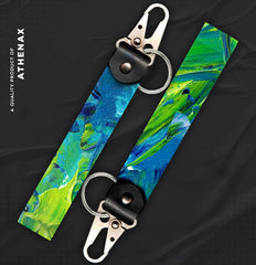 Blue & Green | Keychain #Tag | Texture