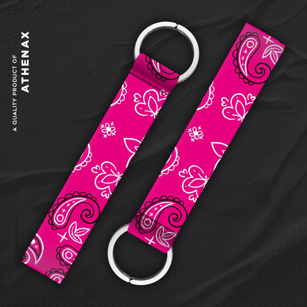 Pink Decorative Art | Keychain #Ring | Texture